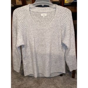 Lou & Grey Light Grey Knit Sweater